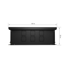 Внутрипольный конвектор Royal Thermo Atrium 150/400/2500-DG-U-BL